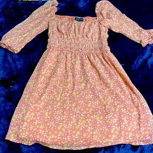 Floral Pink Dress Size S